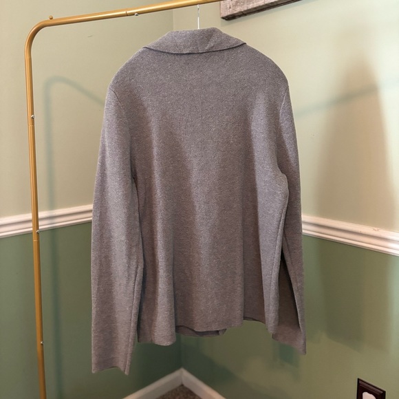 Gray/grey sweater jacket - Picture 4 of 5